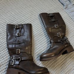 Women Boots Wide Knee High