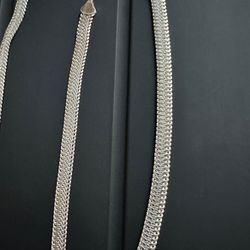 NAPIER VINTAGE SILVER NECKLACE W/ BRACELET