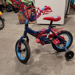 Spiderman toddler bike With Training Wheels