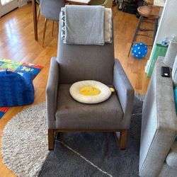 Gray Rocker Chair