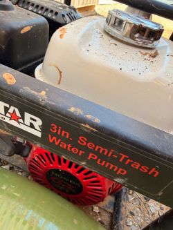 North Star 3” semi-trash Water pump