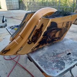 Harley Davidson Stretched Saddlebags