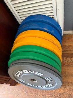 Bumper plates Olympic size FIRM PRICE