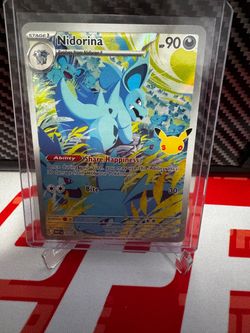 Nidorina Pokémon Card MEP 101 Holo