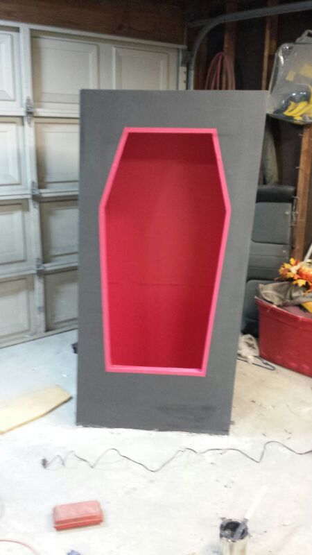 Coffin photo booth