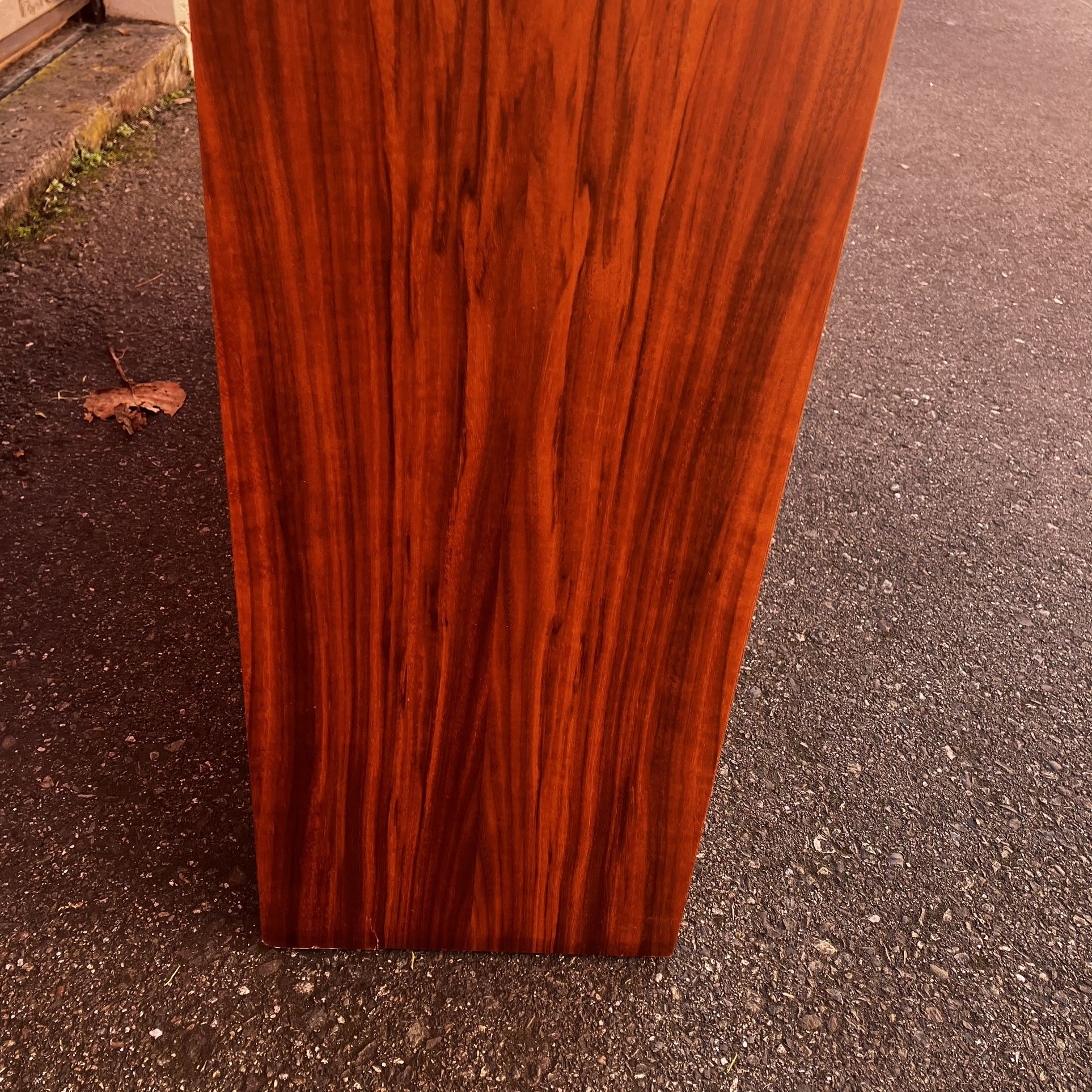 Tall Vintage Mid Century Teak Bookshelf