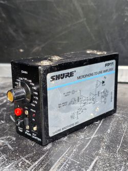 Shure brothers fp11 microphone-to-line amplifier