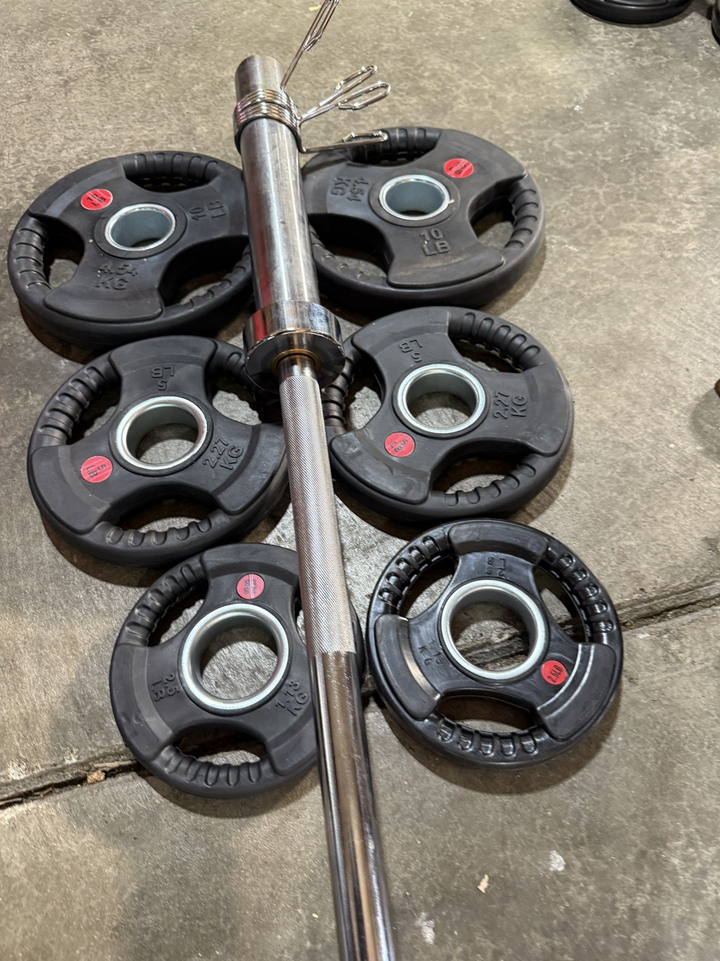 Olympic Weights Bar Set