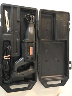 Recripracating Saw, Craftsman, 6.5Amp with Case.