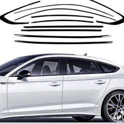 Stainless Steel Window Trim Chrome Delete for Audi A5 S5 Sportback 2018-2025 Black Window Trim Blackout Kit Brand new in box; retail for $159.99; your