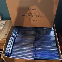 Over 1000 Empty Blu-Ray, DVD & WII Game Cases