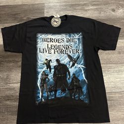 Men’s DC Superman Batman Justice league Shirt Large 