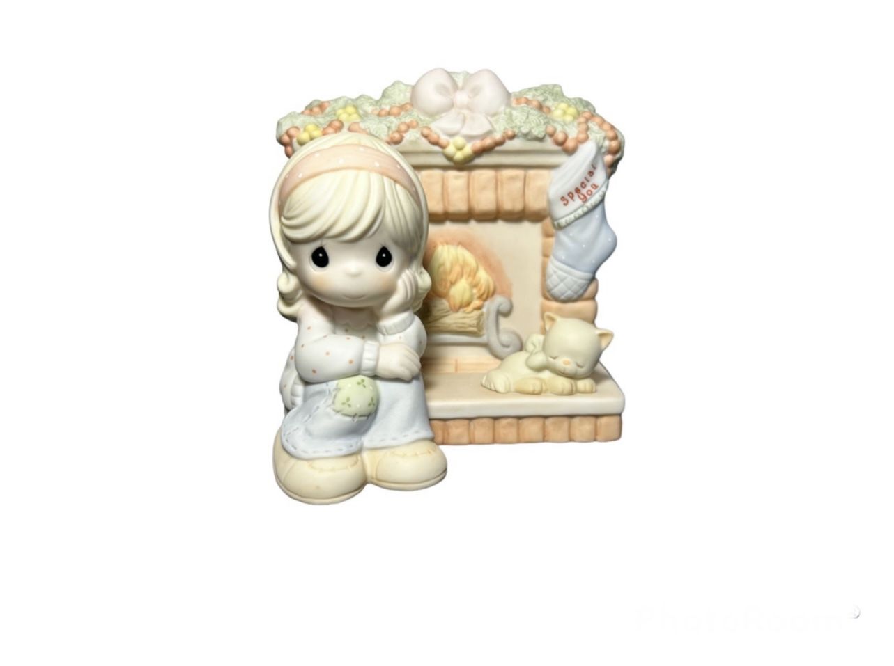Precious Moments (contact info removed) Thoughts Of You Are So Hearth Warming Figurine