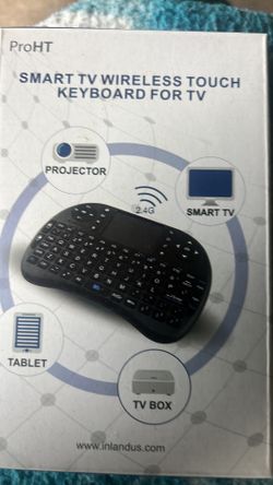 Wireless keyboard for tv