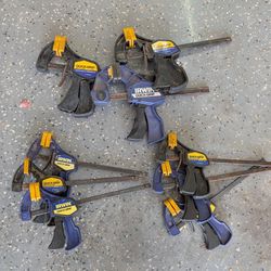 9 Quickgrip Clamps