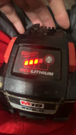 Milwaukee M18 XC6.0 RedLithium Battery