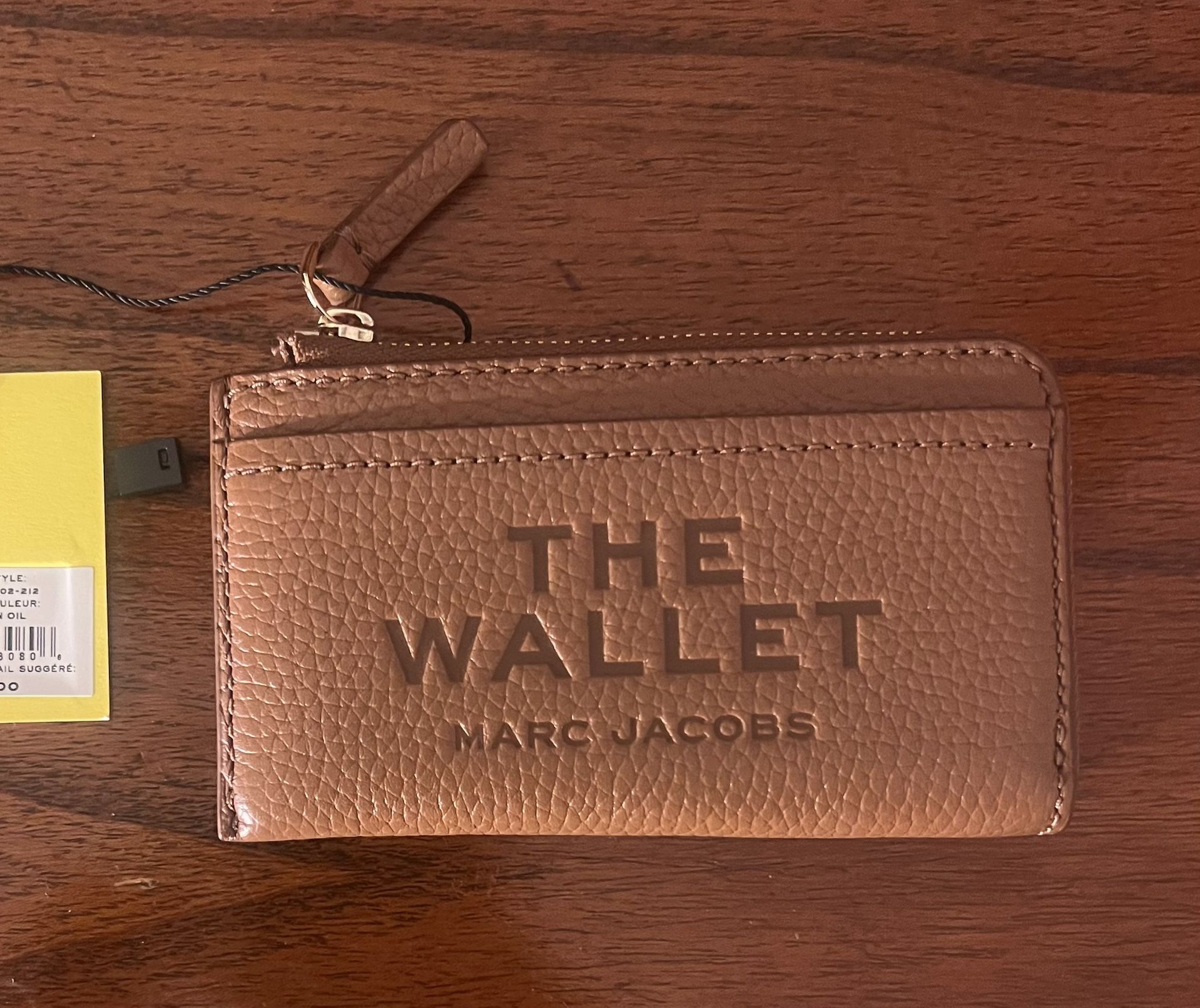 MARC JACOBS THE LEATHER TOP ZIP MULTI WALLET