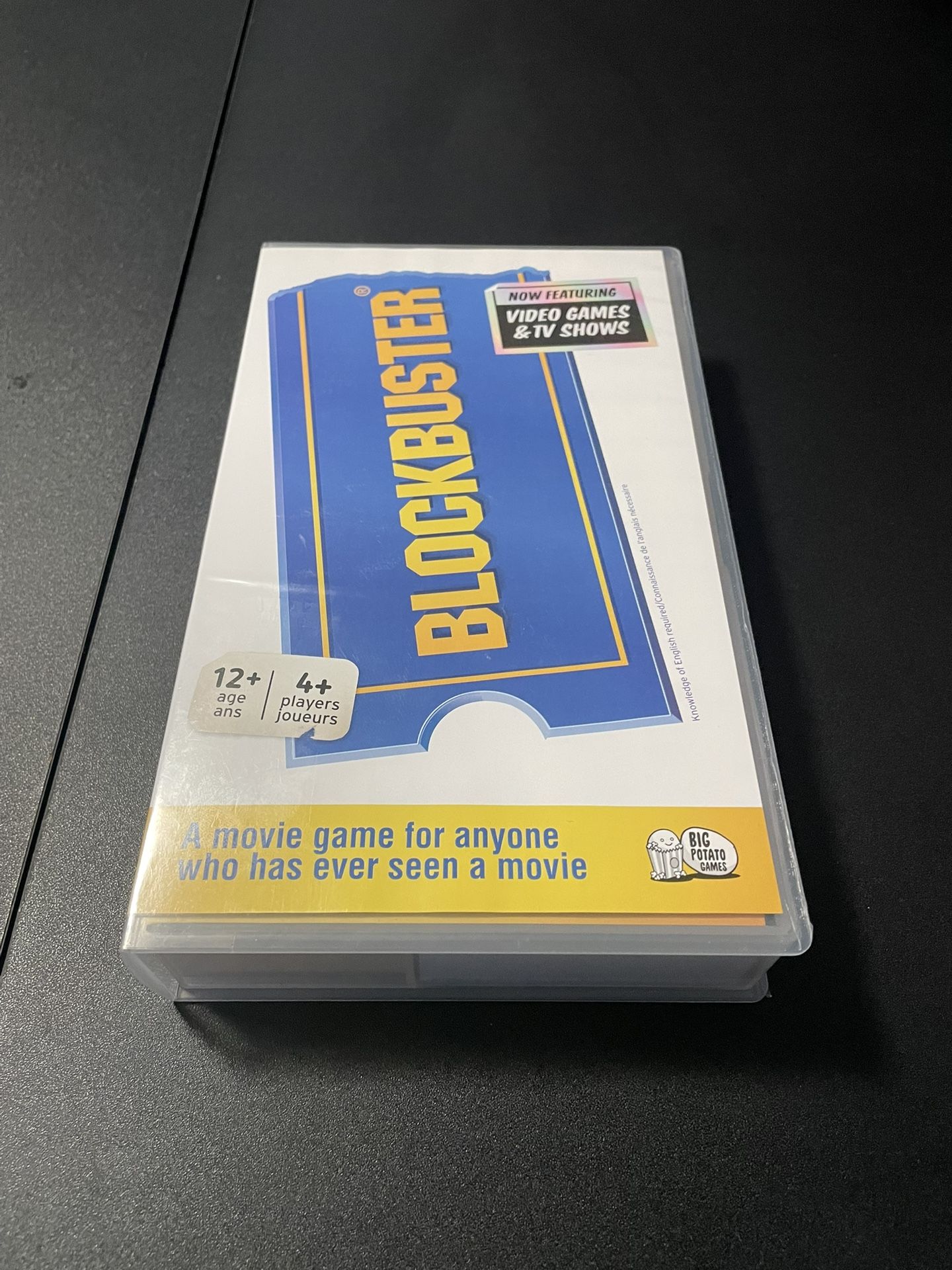 The Blockbuster Game A Movie Party Game for the Whole Family Video Games/ TV