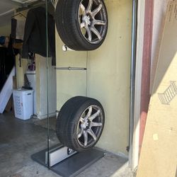 Wheels Display Stand (No wheels included)