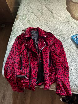 Red Leopard Phix Jacket