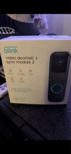 Blink doorbell with Module.