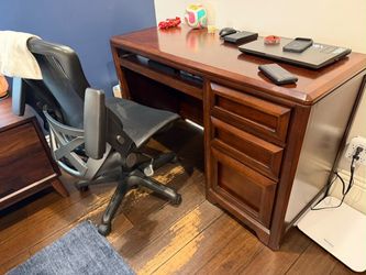 Wood desk