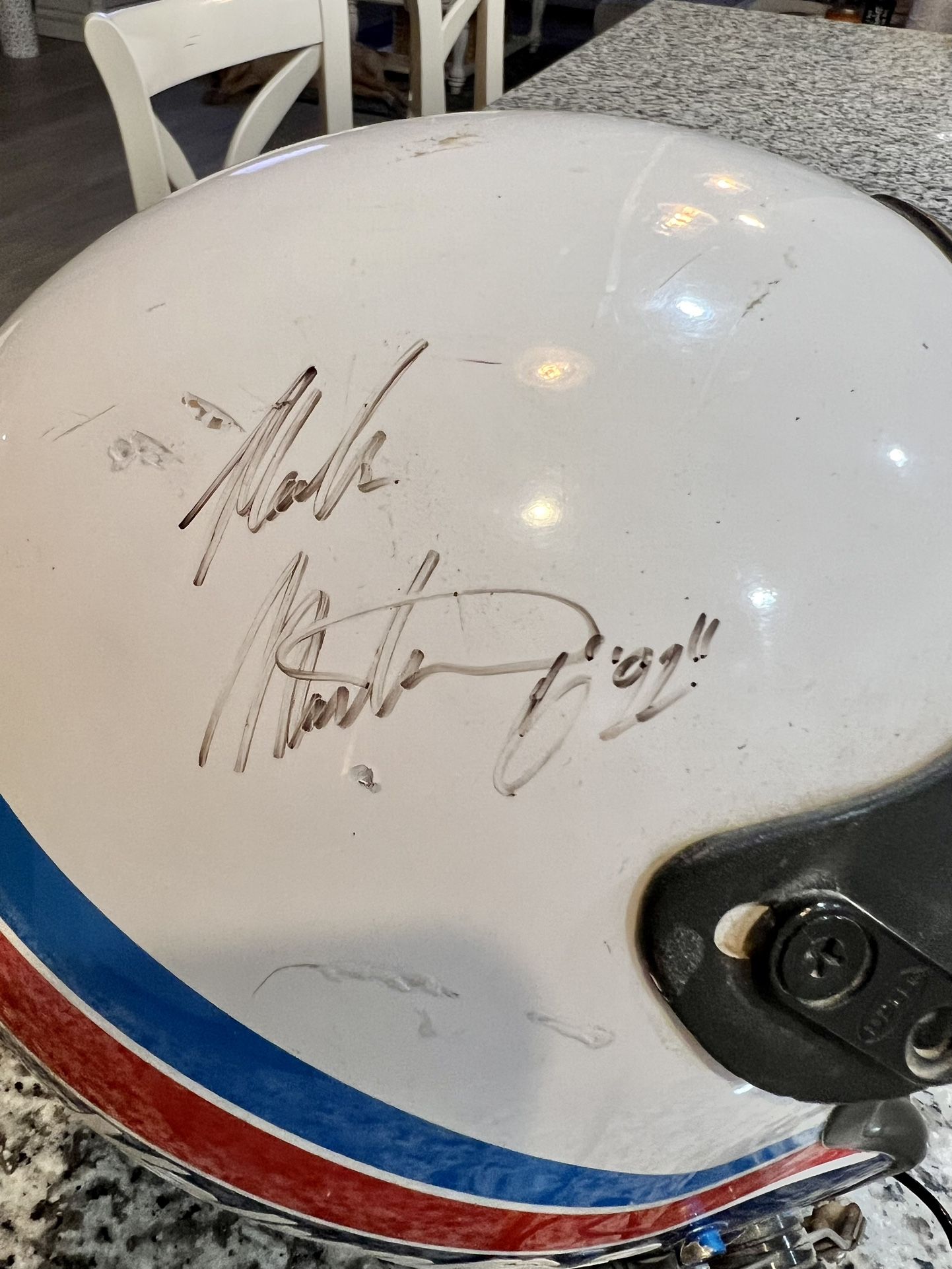NASCAR- Mark Martin/ Autographed /Valvoline Helmet