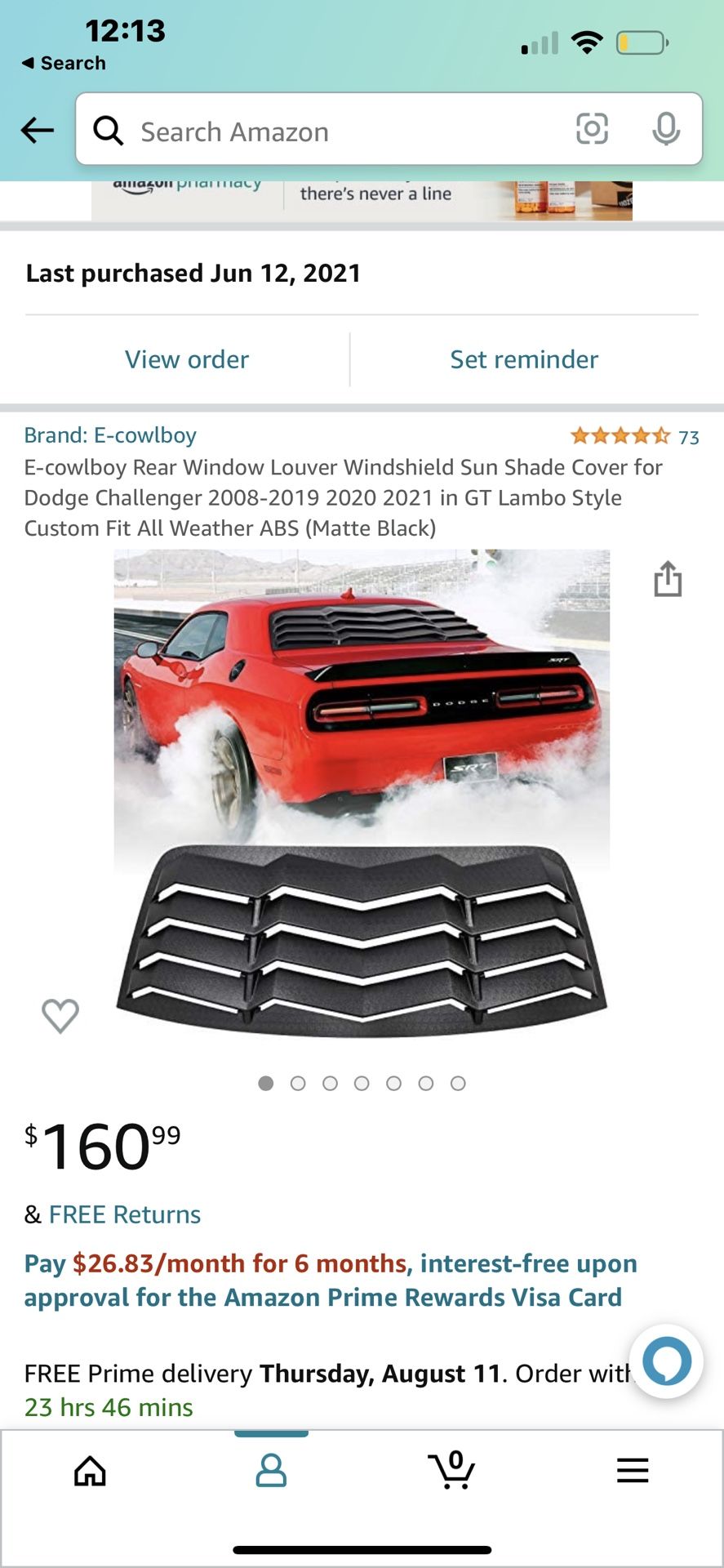 Rear Windshield Cover