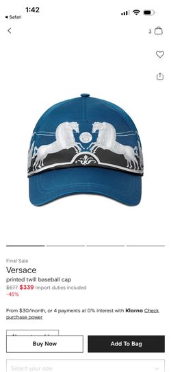 Versace Cap