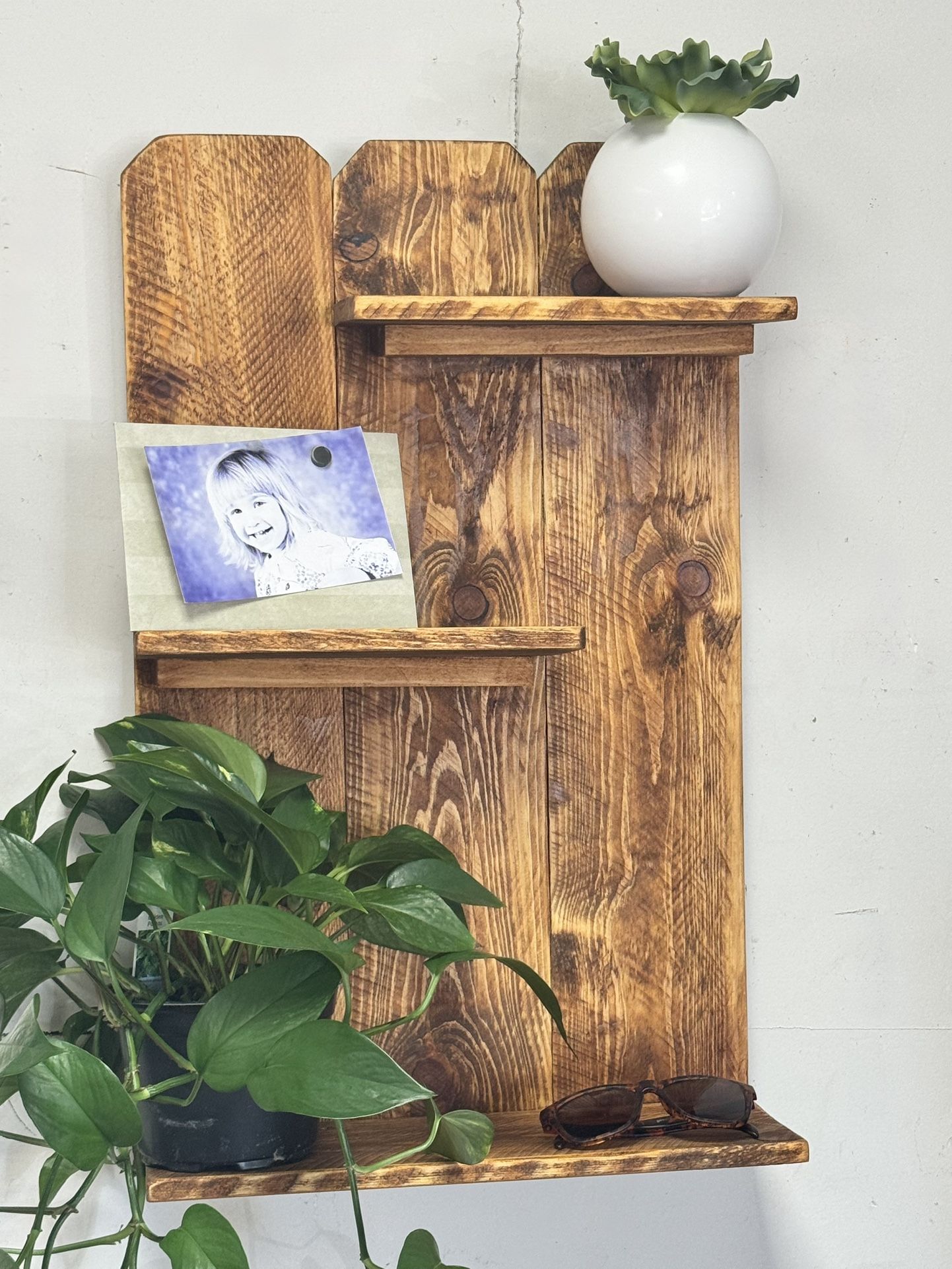 Shelf- Entryway, Bathroom, Kitchen. 