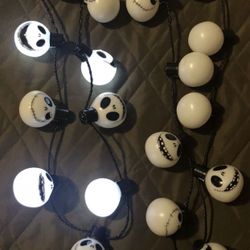 Disney Parks Jack Skellington Glow Necklace Nightmare Before Christmas