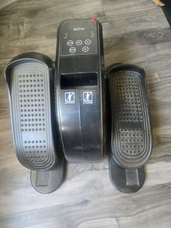 Under desk elliptical machine