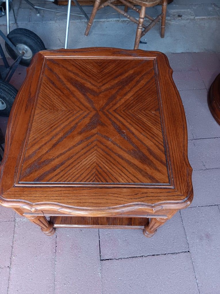 Vintage Side Table With A Drawer