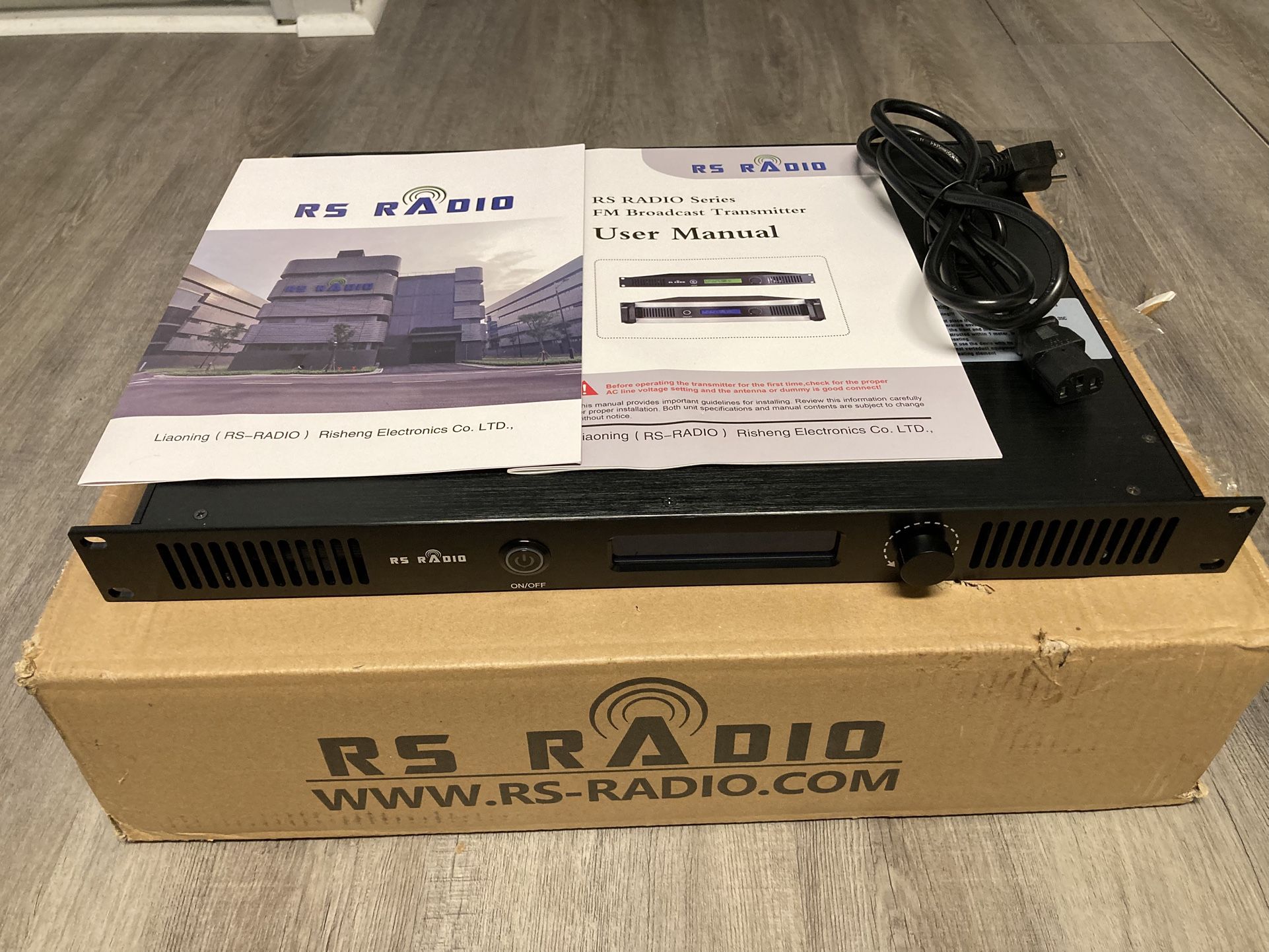 RS radio 50 W FM broadcast transmitter kit for radio station new inbox