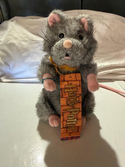 Harry Potter Scabbers Rat Plush with Tag