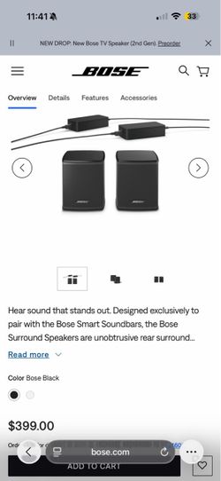 Bose Surround Sound Rear