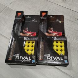2 BRAND NEW Nerf Rival Ammo