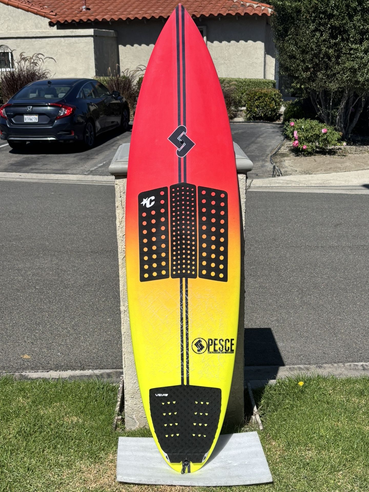 6’2 Pesce Surfboard Twin Engine Step Up
