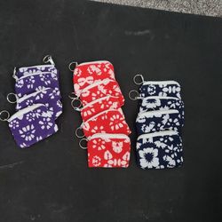 Brand New Tropical Wallet Key Chains