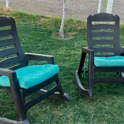 Heavy duty outdoor rocking chairs by Adams