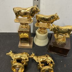 dairy cow trophy parts 3" tall topper Set 5 #D5