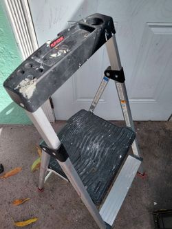 Aluminum Step Ladder with Tool Tray