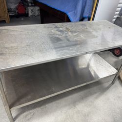 Commercial Stainless Steel Table