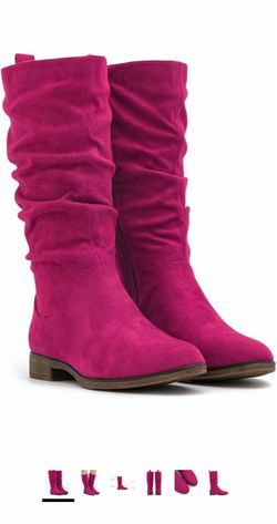 Pink boots