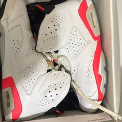Jordan 6 White Infared Sie 12