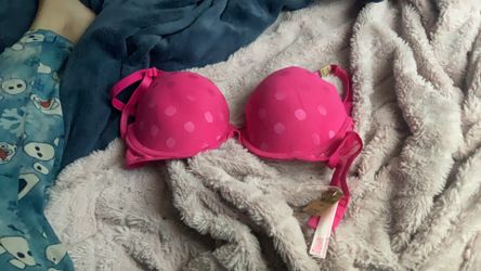 Pink bra
