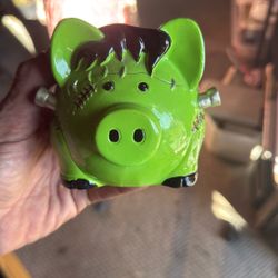 Frankenstein Painted Piggy Bank 