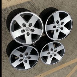 4 — 17x7 5x5 5x127 Stock Jeep Grand Cherokee Wrangler Jk Jl Gladiator Wheels Rims Only