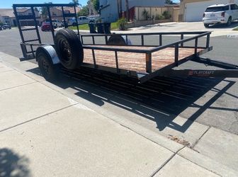 2022 PLAYCRAFT 14’ UTILITY TRAILER w/RAMP