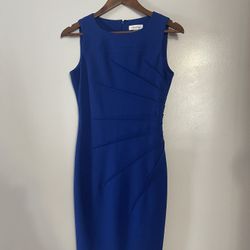 Royal Blue Calvin k. Work Dress